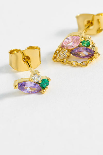 Estella Bartlett Rainbow CZ Studs