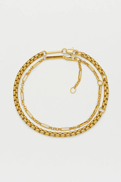 Estella Bartlett Double Layer Rope Chain Bracelet