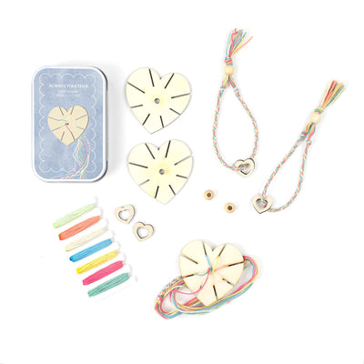 Antique White 'Always Together' friendship bracelet gift kit - Cotton Twist Cotton Twist
