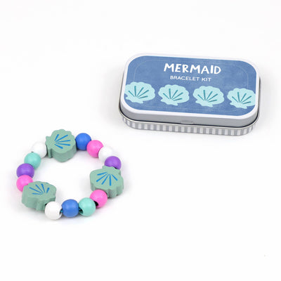 Light Gray Mermaid Bracelet Gift Kit - Cotton Twist Cotton Twist