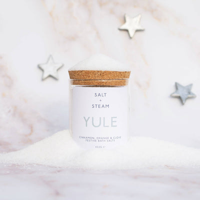 Lavender Yule - Christmas Bath Salts Salt + Steam