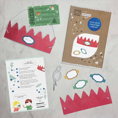 Gray Make your own 'who am I?' christmas cracker crown - Cotton Twist Cotton Twist