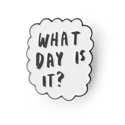 Lavender What Day Is It Enamel Pin Old English Company