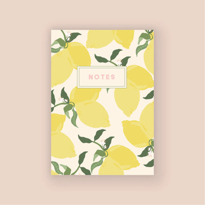 Brew Norfolk Bunches of Lemons Notebook A5
