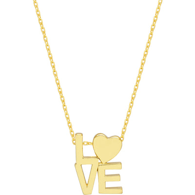 Khaki Box Love Necklace Estella Bartlett