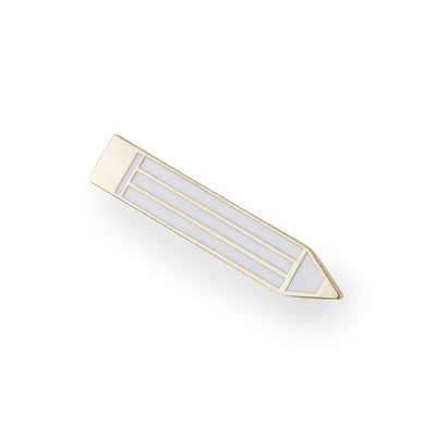 Beige Pencil Enamel Pin Old English Company