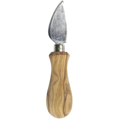 Norfolking Around Cheese Knife w/olive wood handle