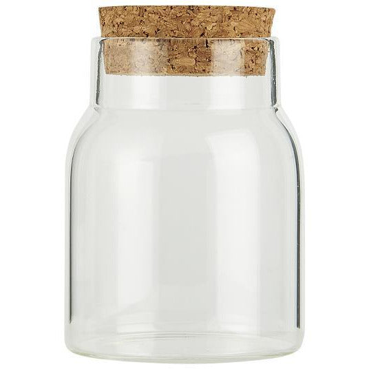 Glass jar with cork lid 150 ml