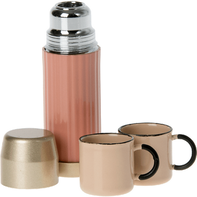 Maileg Thermos and Cups - Soft Coral