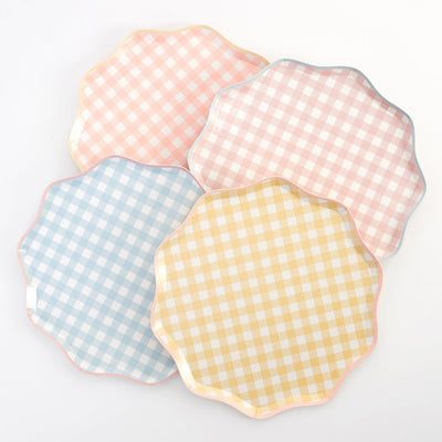 Meri Meri Gingham Dinner plates