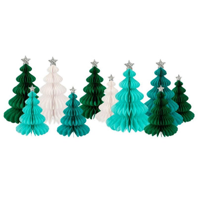 Meri Meri Green Honeycomb Tree Set