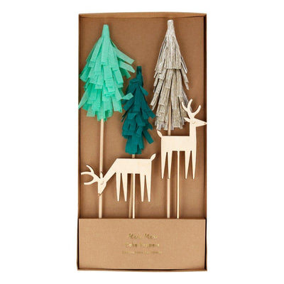 Meri Meri Woodland & Reindeer Cake Toppers