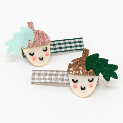 Meri Meri Acorn Hair Clips - Set of 2