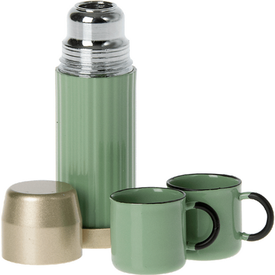 Maileg Thermos and Cups - Mint