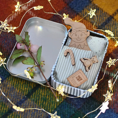 'Please Take Care of Me' - Advent Elf - Cotton Twist