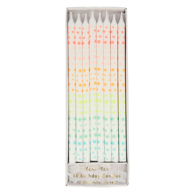 Meri Meri Star Rainbow Candles