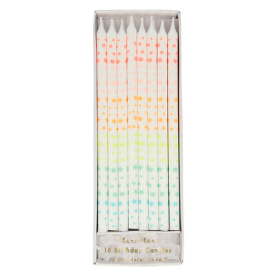 Meri Meri Star Rainbow Candles