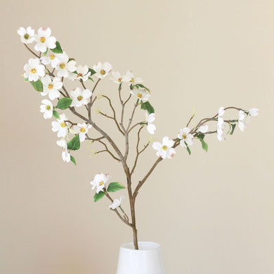 Luxury artificial white dogwood flower