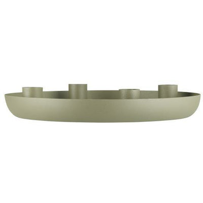 Advent Candle Holder for Dinner Candles - Dusty Green