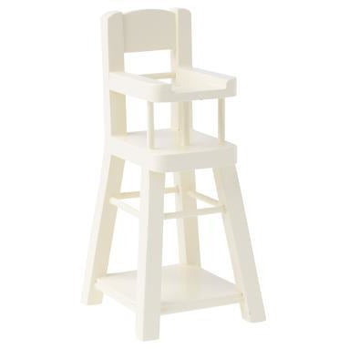 Maileg High Chair, Micro - White