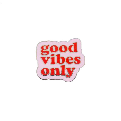 Thistle Good Vibes Only Enamel Pin Old English Company