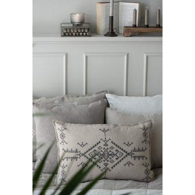 Dark Gray Aztec Cushion Norfolking Around