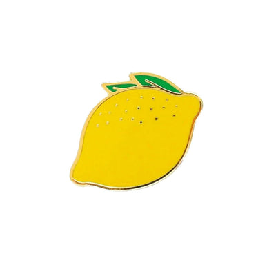 Gold Lemon Enamel Pin Old English Company