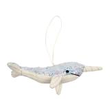 Meri Meri Sequin Narwhal Tree Decoration